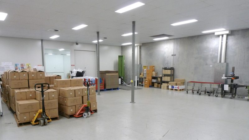High quality finishes to the production floors